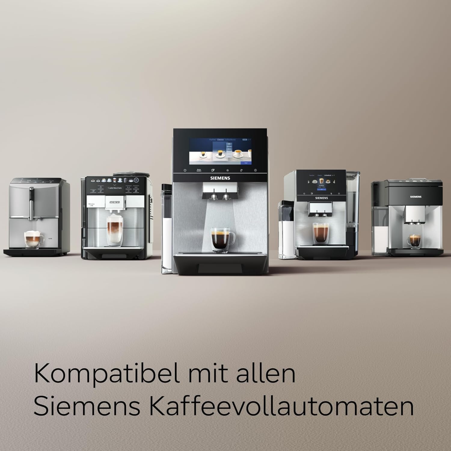 Siemens BRITA Intenza TZ70063A Water Filter - Pack of 6 - Reduces Limescale Content of the Water, Suitable for Fully Automatic Coffee Machines of the EQ Series and Fully Automatic Built-in Machines